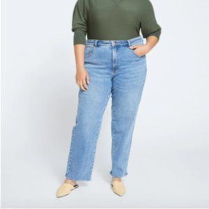 Etta High Rise Straight Leg Jean Long